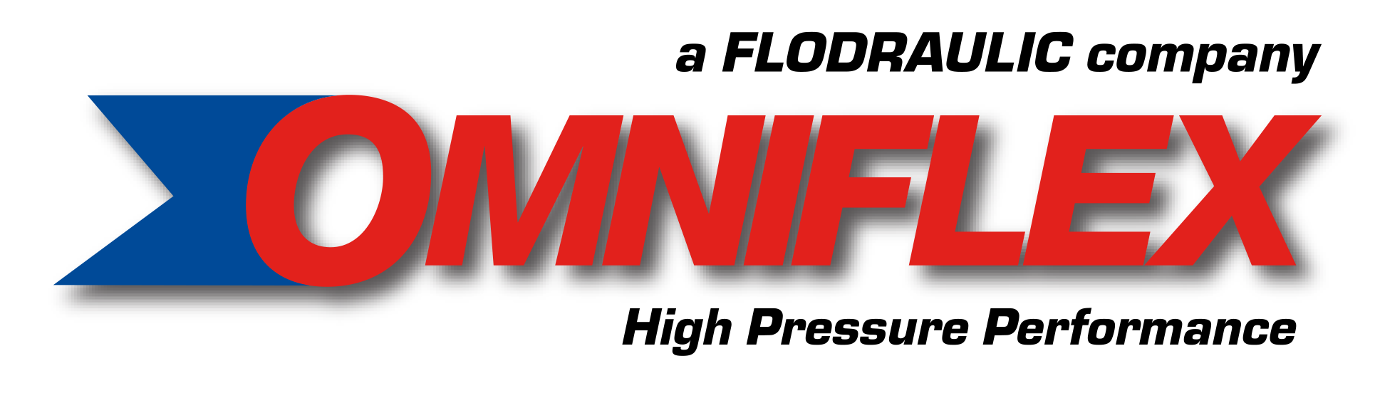 Omniflex Logo & Tagline (a FLODRAULIC company)
